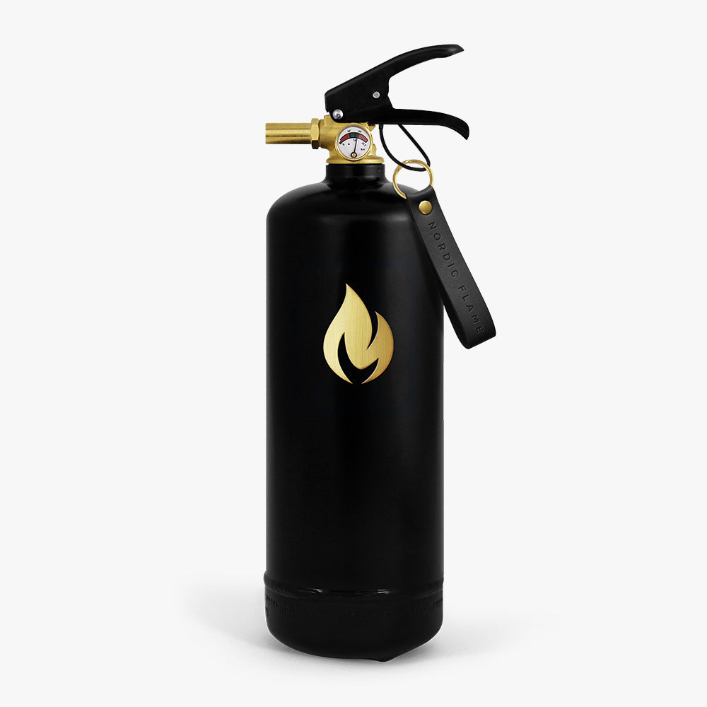 Fire Extinguishers 2 kg Black Gold Nordic Flame