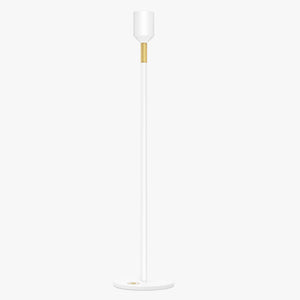 Candle Holder - White 34 cm