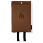 Load image into Gallery viewer, Fire Blanket - Leather dark brown
