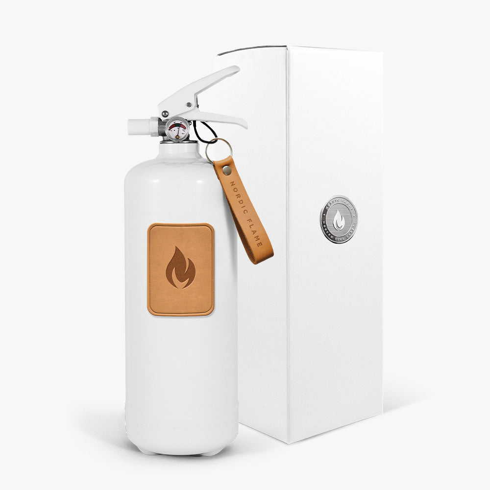 Fire Extinguishers 2 kg - Light Brown Leather
